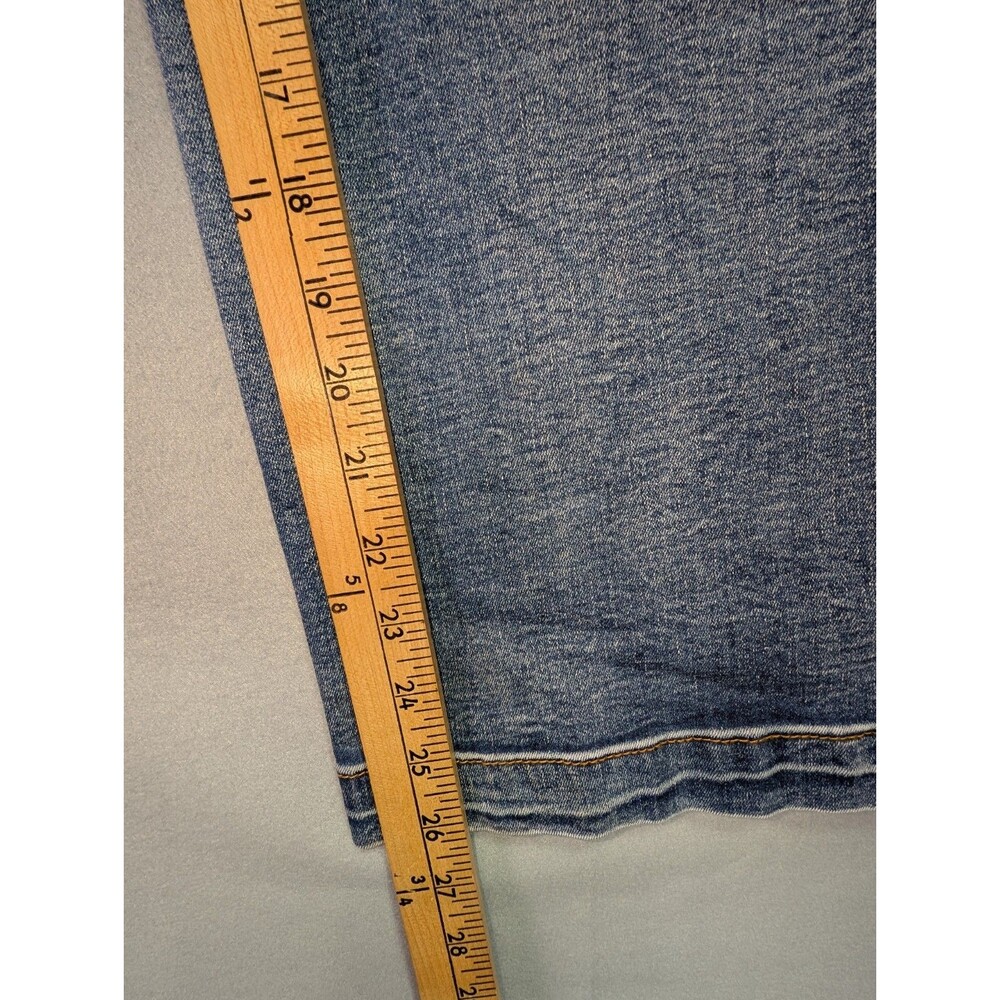 Womens Denim Overalls XL 38x29 Blue Bib Jean Jumpsuit Farmhouse Country - Picture 6 of 7